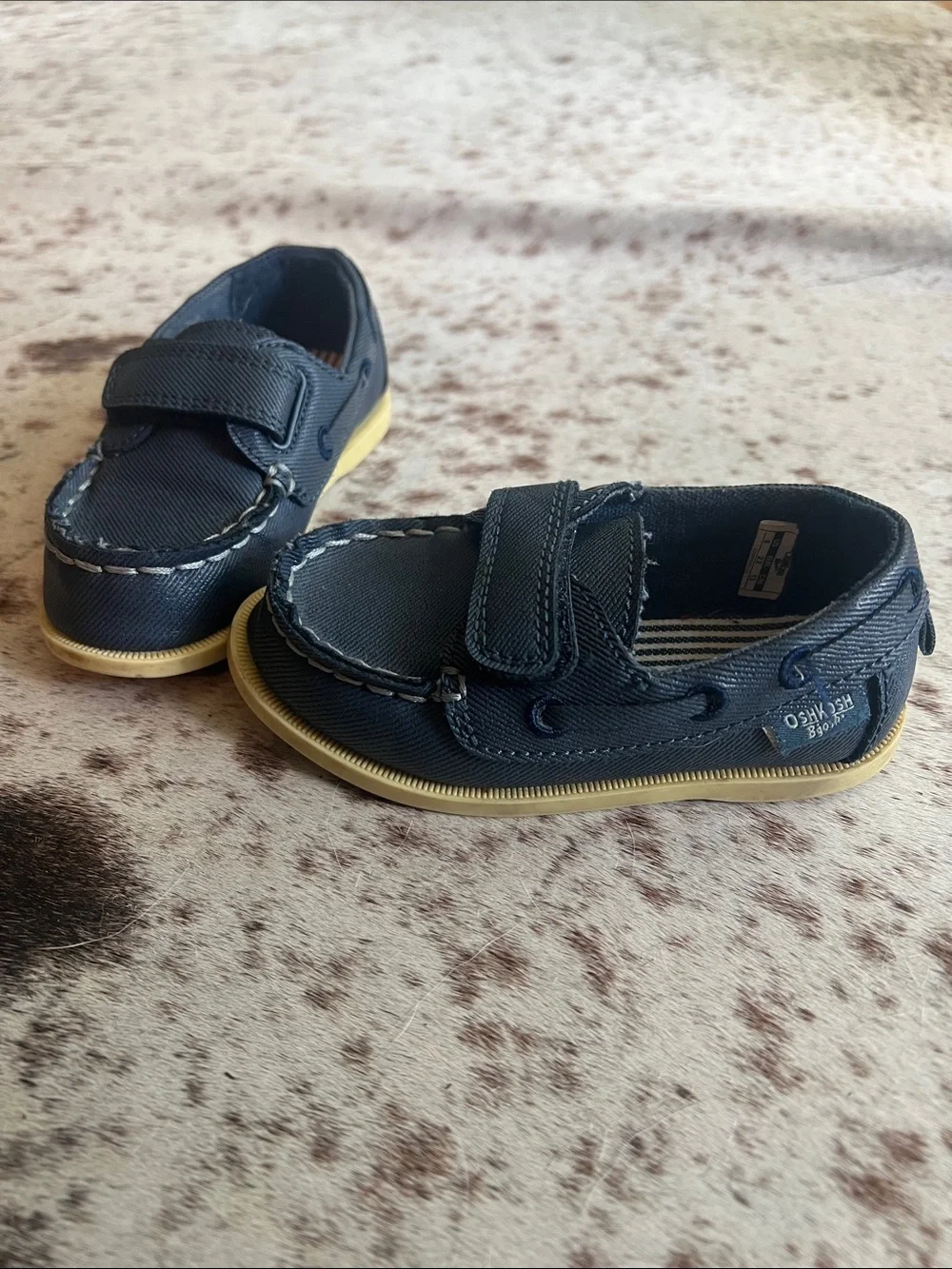 Toddler loafer Moccasin combo in Brown and Black